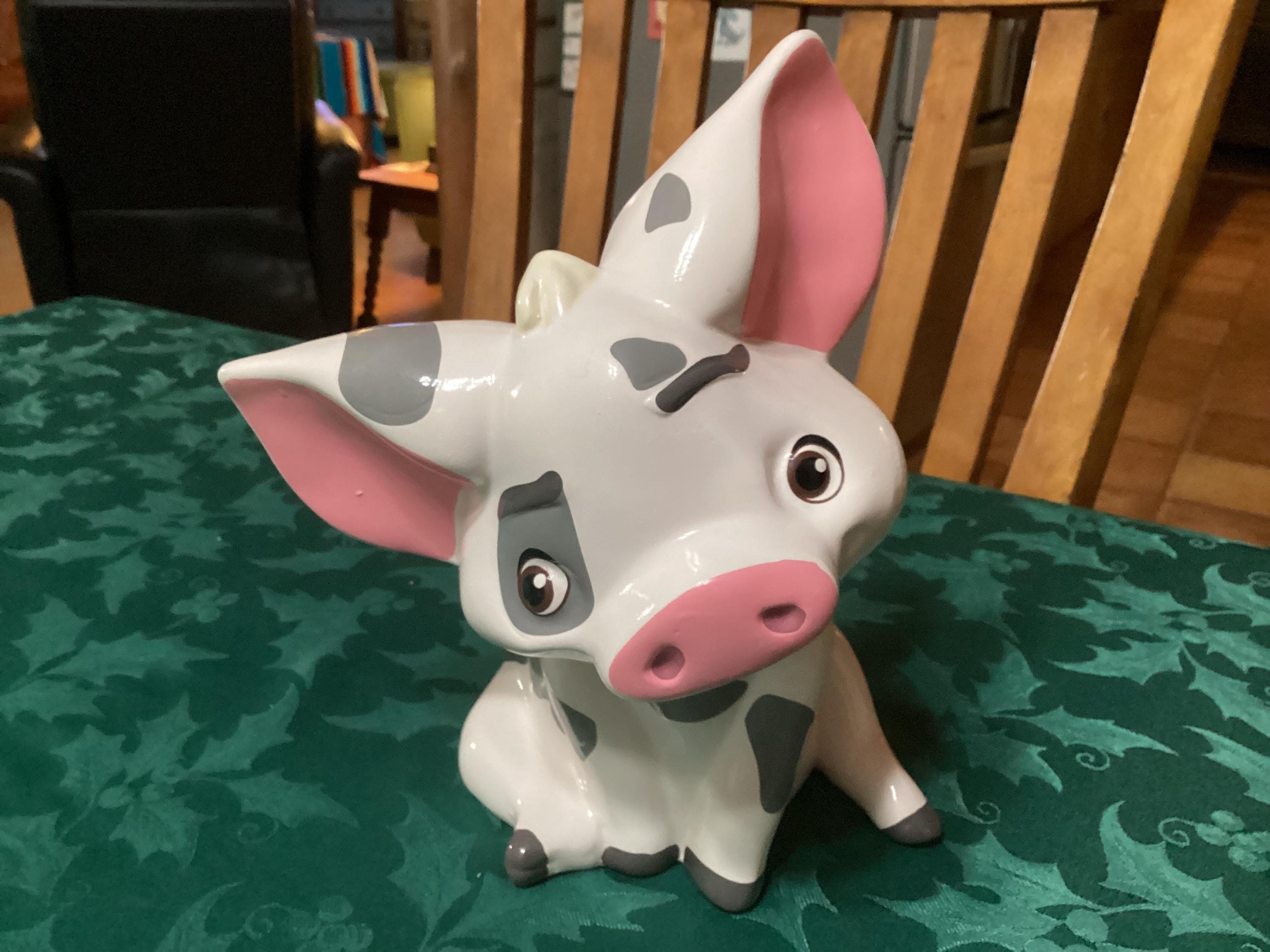 ヴィンテージ ディズニー モアナのプア（豚）の陶器製貯金箱 - Etsy 日本