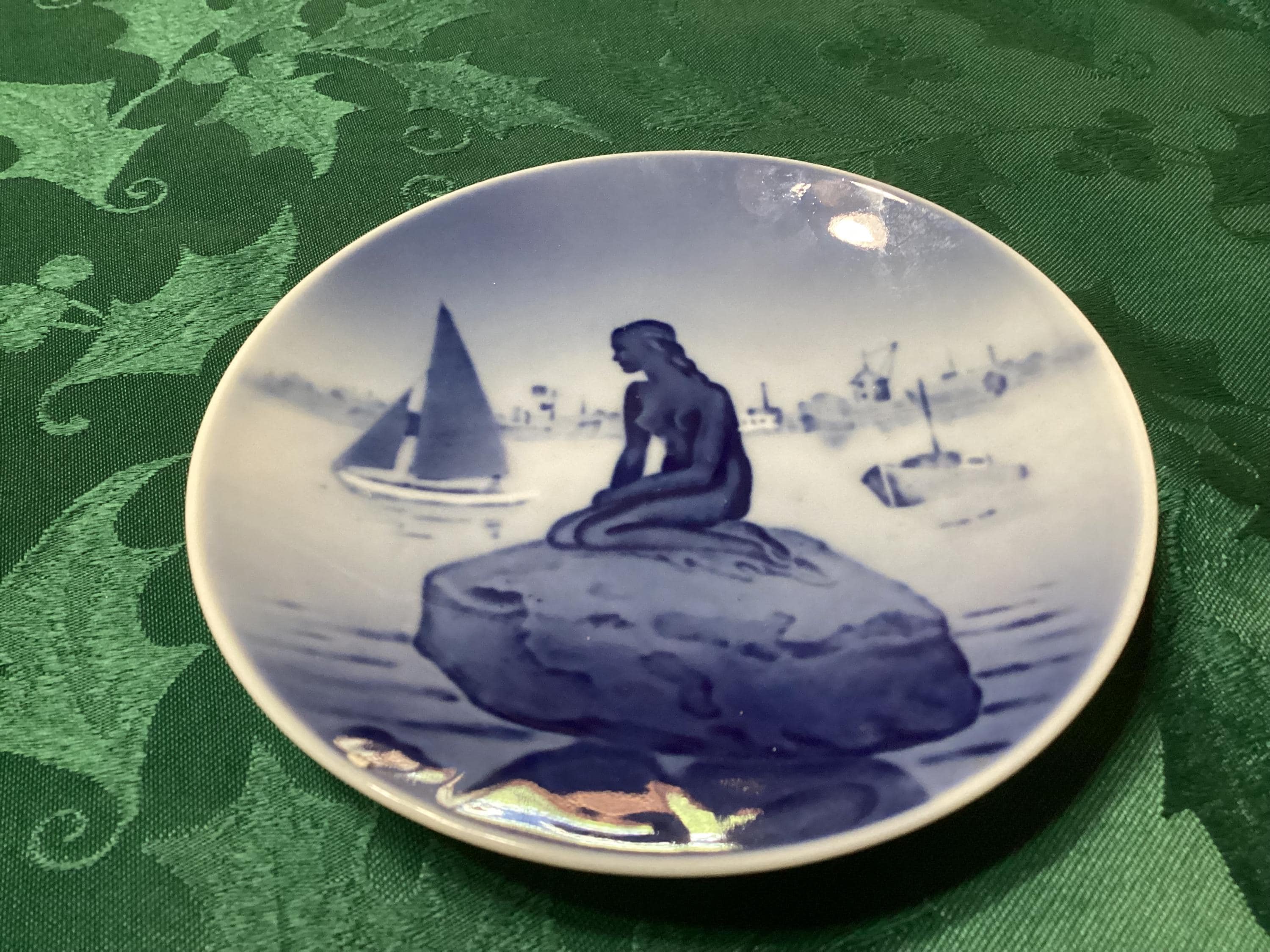 KØBENHAVN 人魚姫 飾り皿 アンティーク Vintage Royal Copenhagen Ceramic Little Mermaid Plate- Souvenir of