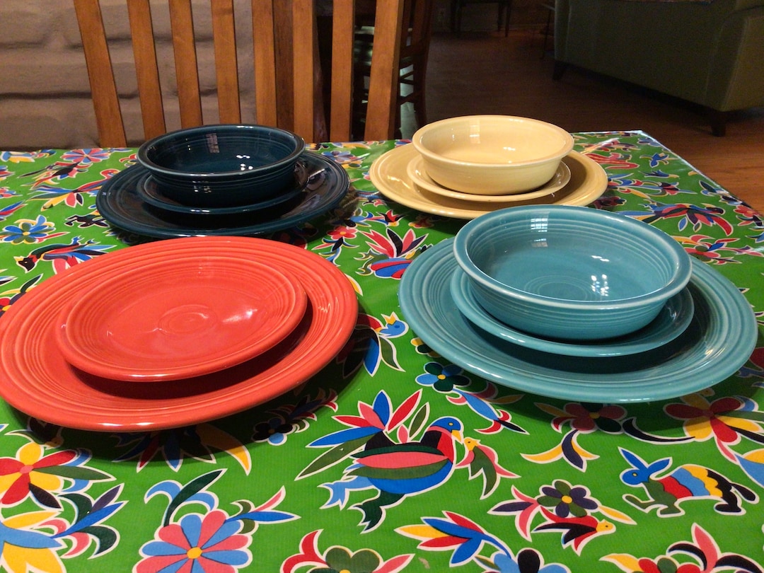 Dinnerware Collection Ceramic Fiestaware Dinner Plates Fiesta Ware