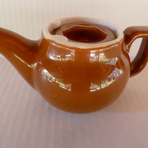 Vintage Chefsware brown restaurant ware teapot- USA