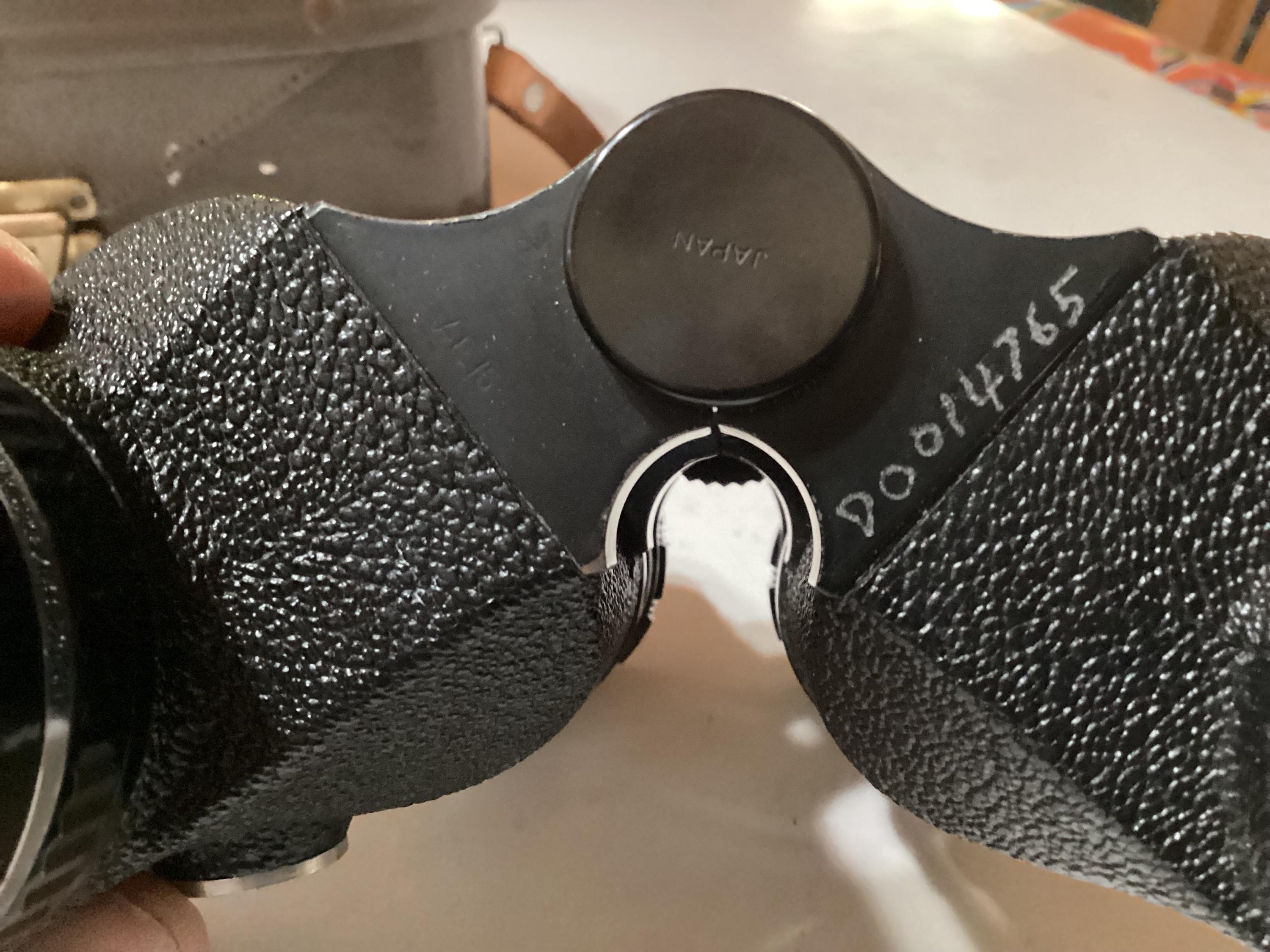 Vintage Scope Tri-tested Amber Coated Zoom 7-15X35 Binoculars in