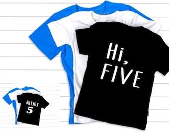 Boys 5th Birthday Shirt - Five Birthday Shirt - Baseball 5th Birthday Shirt Boy - Baseball Birthday Party - 5 Black White Birthday Shirt