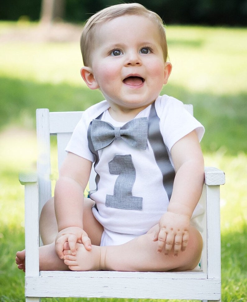 1st Birthday Boy Outfit Personalized First Birthday Boy Etsy