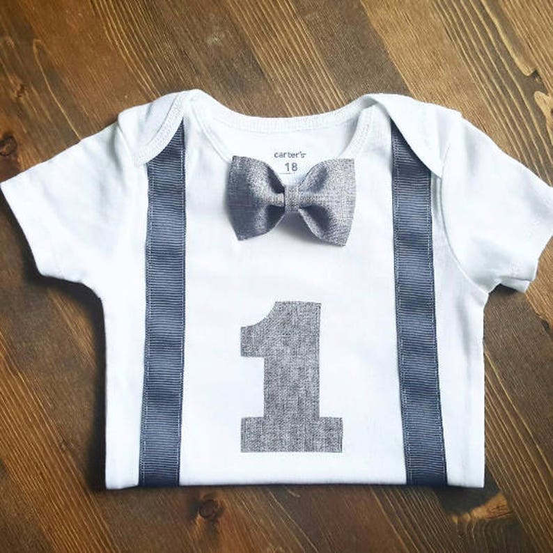 1st Birthday Boy Outfit Personalized First Birthday Boy Etsy