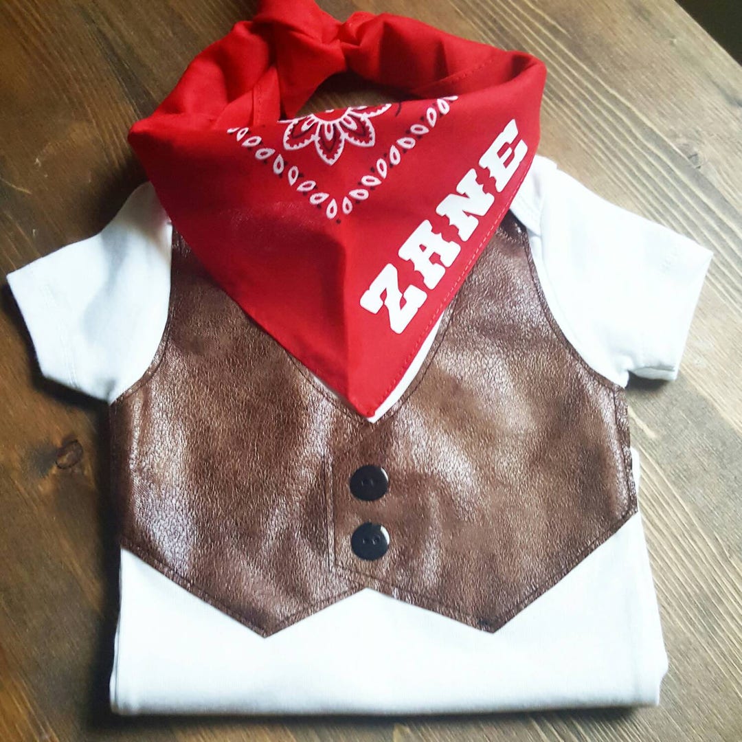 Cowboy First Birthday Western 1st Birthday Outfit Baby Cowboy Vest