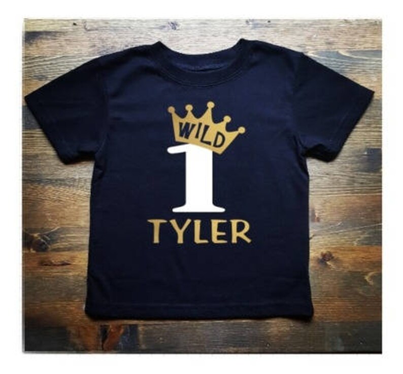 Wild One Boys 1st Birthday Outfit 1st Birthday Shirt Boys T Shirt