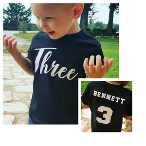 Boys 3rd Birthday Shirt - Personalized 3rd Birthday Shirt - 3 Year Old Birthday - Three Year Old Birthday Shirt - 3rd Birthday Shirt raglan