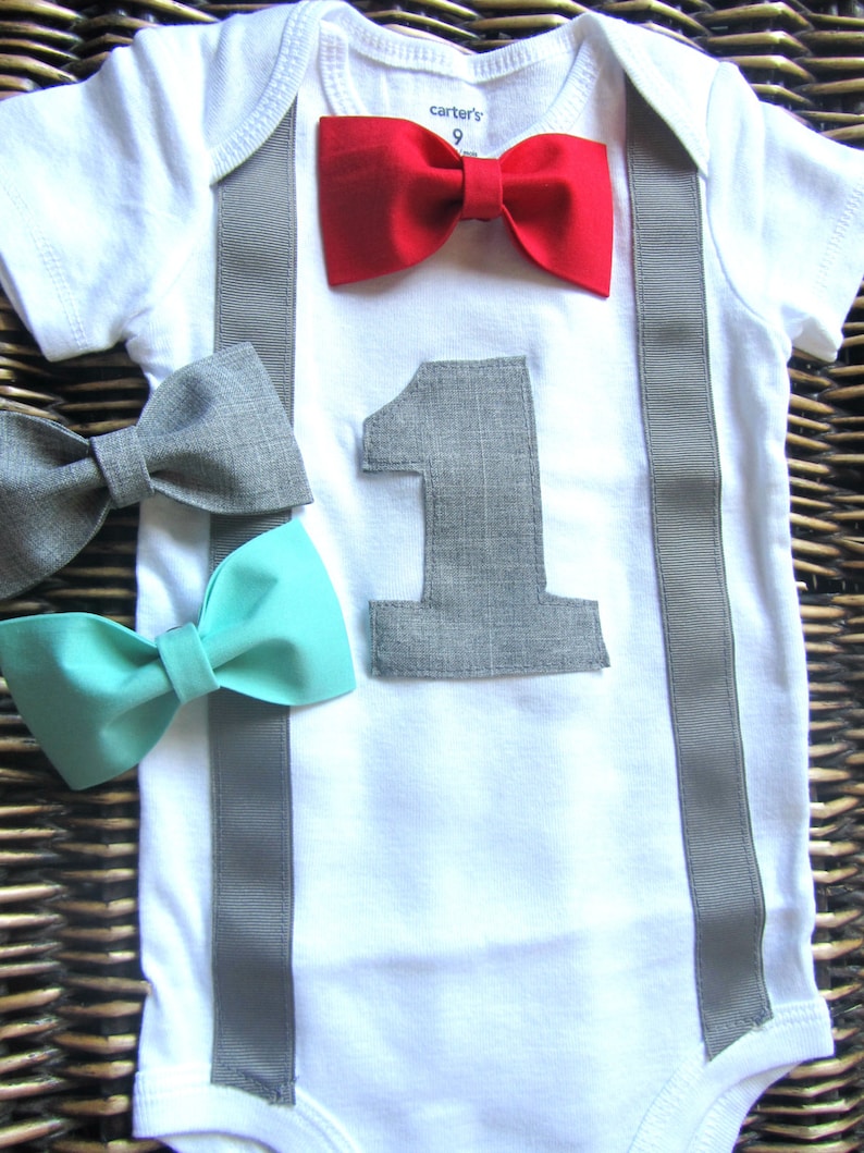 1st Birthday Boy Outfit Personalized First Birthday Boy Etsy