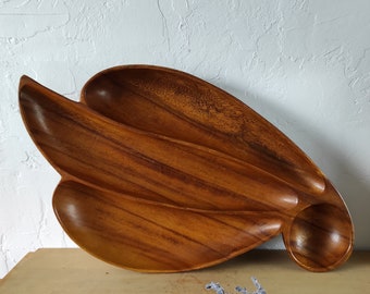 Vintage Hawaiian Monkey Pod Tray