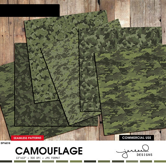 TABLE ONE AIOT! ver.-FOREST GREEN × CAMO Green Camo Designs, Seamless, Tileable, Set 1, Format JPG 2K
