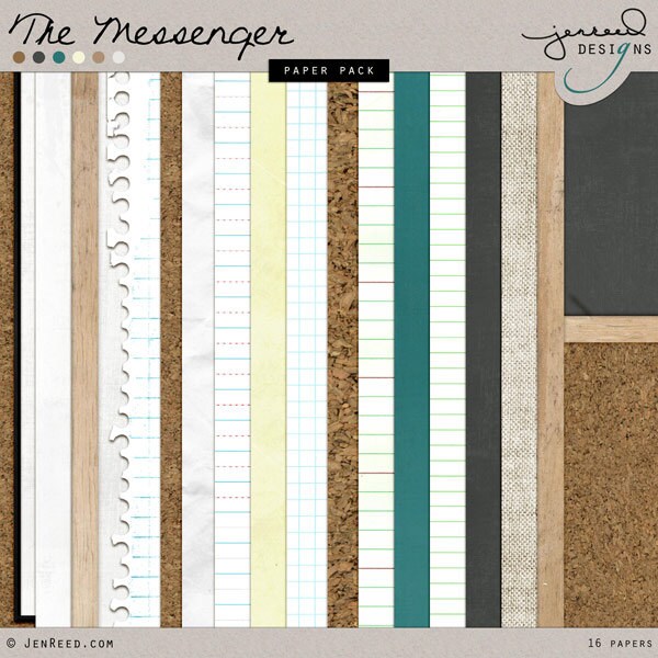 Chalkboard Scrapbook Digital Paper, Corkboard Scrapbook Digital Paper