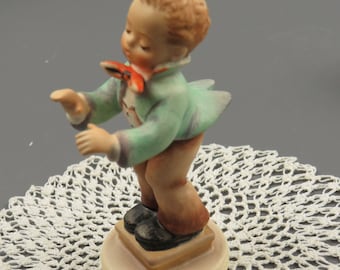 Rare Vintage Goebel Germany MJ Hummel 1985 The Band Leader #129 Collectible Figurine Signed