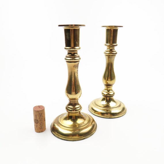 Vintage Brass Candle Holders Traditional 7 Inch Taper Candlesticks by  Gallery Traditions, Holiday Table Decor -  Norway