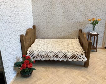 ドールハウス用ブランケット、ベッドカバー