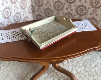 Lovely dollhouse tray