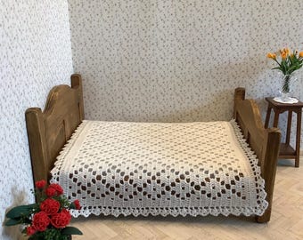 ドールハウス用ブランケット、ベッドカバー