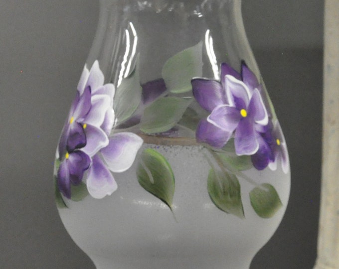 Choice of hand painted floral vase