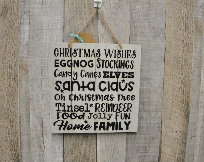 8 x 8 Christmas signs