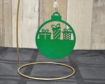 Laser cut wood ornaments for personalizing