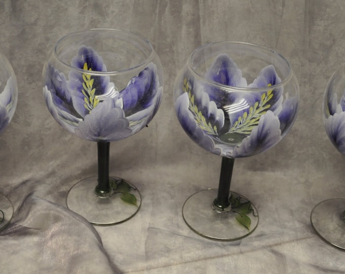 3-Dimension, Iris Wine glass