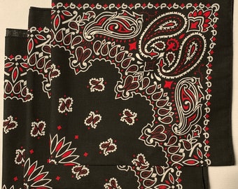USA Made Military Army Trainmen Paisley 22 Hav A Hank Paisley Bandana Made in USA
