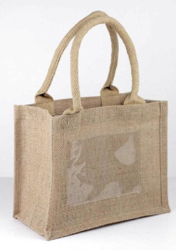 6pcs Blank Tote Bags DIY Painting Clear Handbag Parent-child