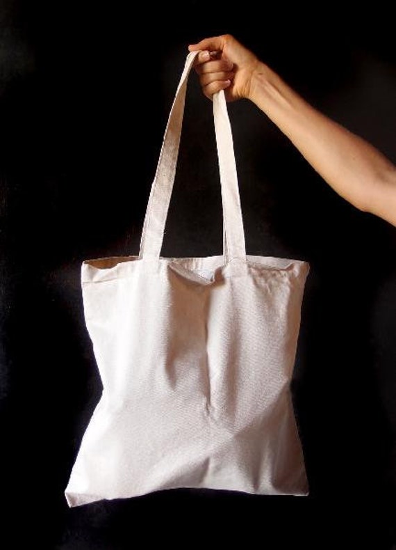 Natural top canvas tote