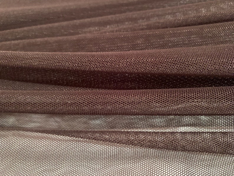60 Brown Power Mesh Fabric by the Yard 80 Poly 20 Etsy