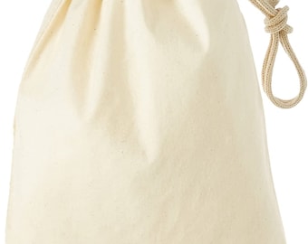 8" x 12" Muslin Bags with Cotton Drawstring (12 Pack)