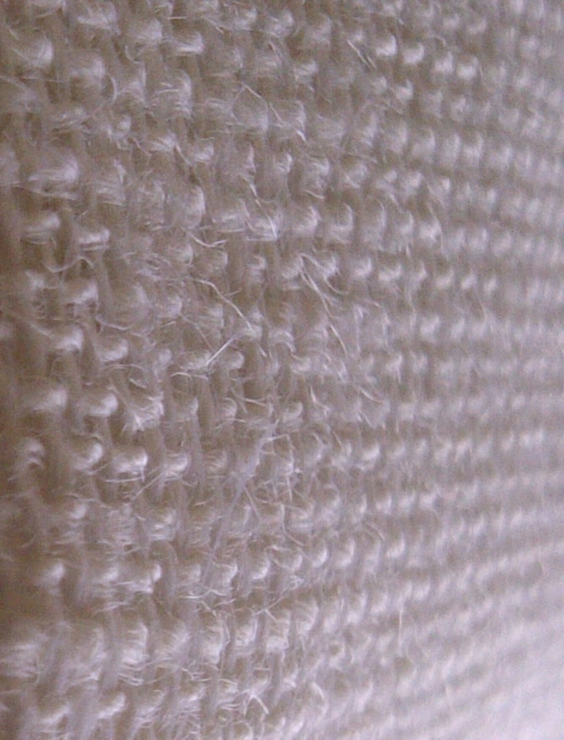 Round White Burlap Tablecloth 70