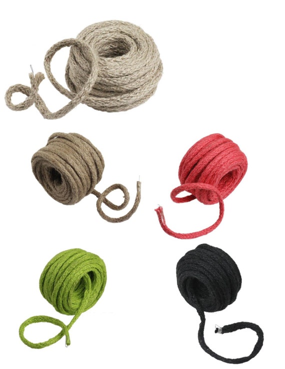 Wired Jute Twine 9 Yard Roll Choose Your Color 
