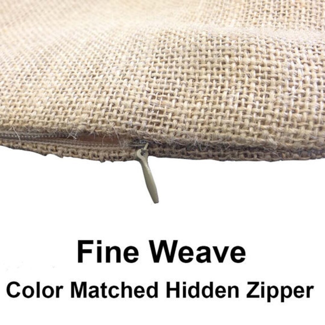 12 X 18 Burlap Pillow Case With Zipper 2 Pack Etsy