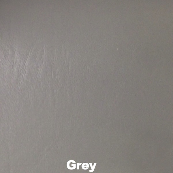 Grey Faux Leather Upholstery Vinyl 54" wide Per Yard