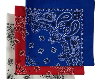 Avengers blue and red pattern bandana – Bacumba