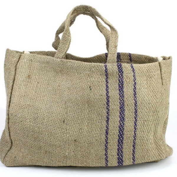 Jute Tote Bag 16.75x13.5"x5" Martha Stewart Inspired Bag