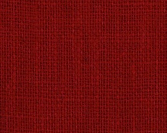 60" Inch Red Color Burlap - By The Yard