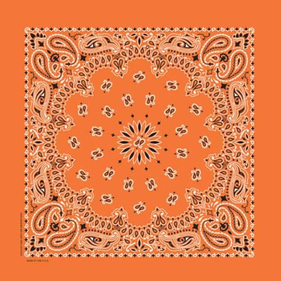 Orange bandana cheap pants