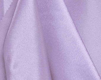 58/60 Wide Lilac Crepe Back Satin Fabric by the yard