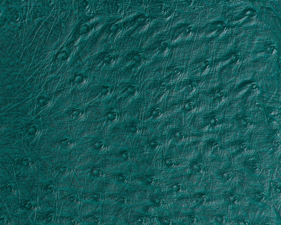 Green Ostrich Faux Leather Upholstery Vinyl 54 wide By The Half Yard