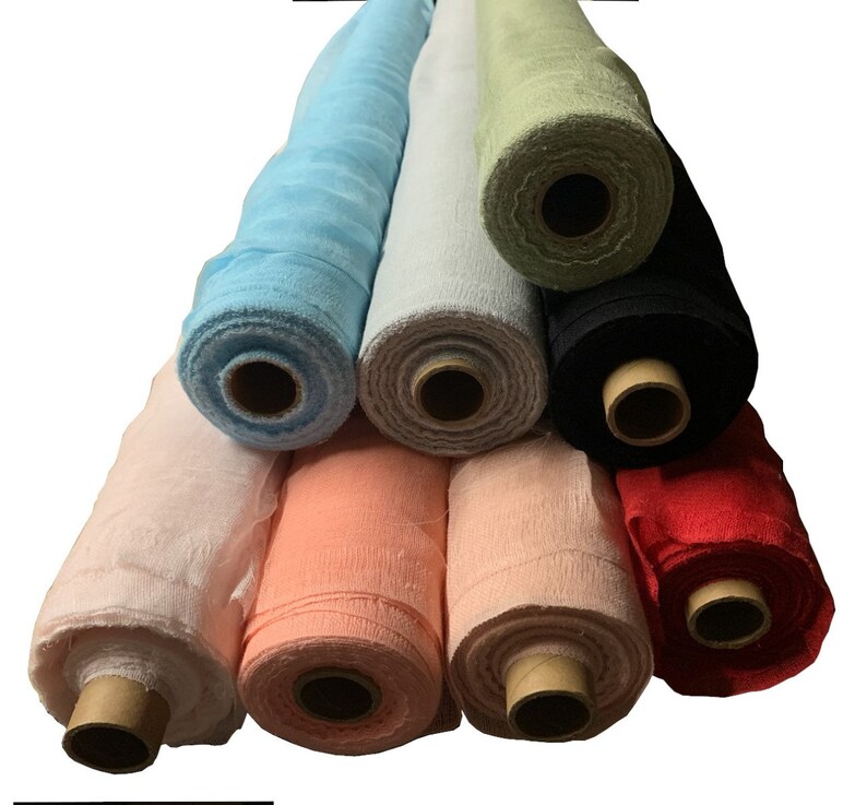36 Wide Dyed Cheesecloth Sold By The Yard 100 Cotton Premium Etsy