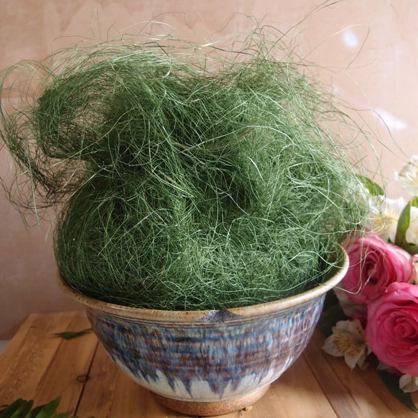 Sisal Fiber 125G/PACK Moss Green