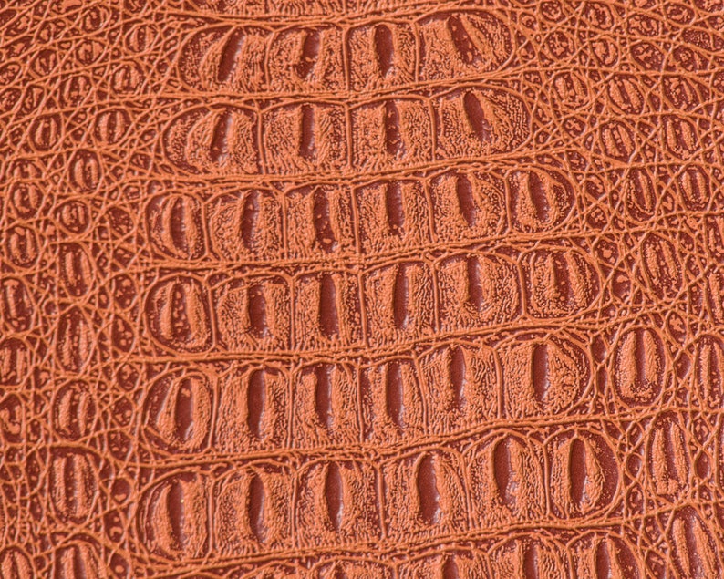 Gator Faux Leather Fabric by the Yard 54 Wide many - Etsy