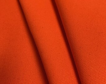 Orange Duck Cloth 60" Wide By The Yard 9.3 oz