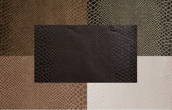 Lizard Faux Leather Fabric by the Yard 54 Wide choose Your Color 