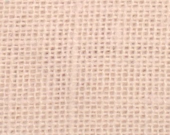 ivory burlap