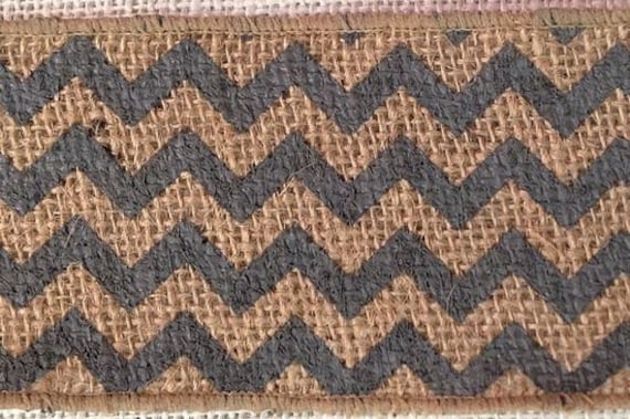 Gray burlap ribbon hotsell