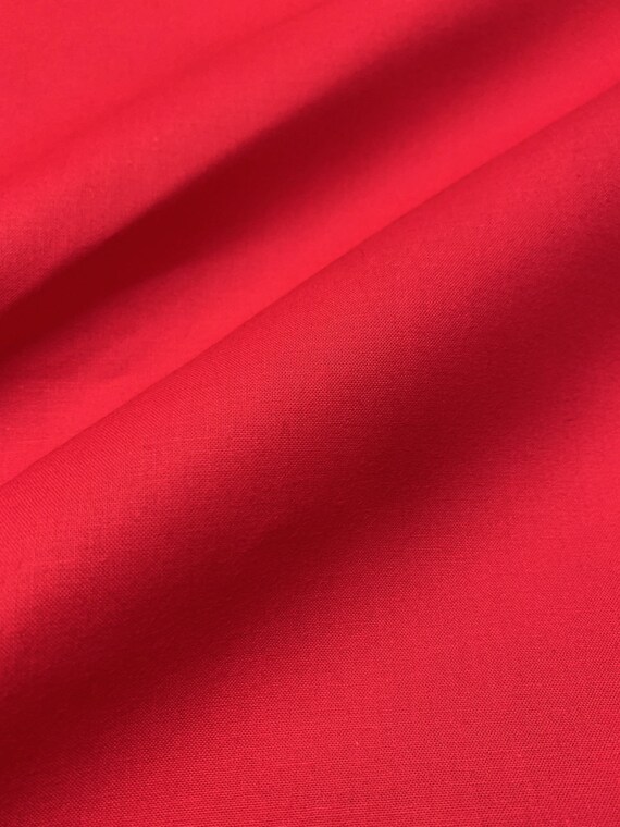 45 Red Muslin Fabric by the Yard 100 Cotton Etsy