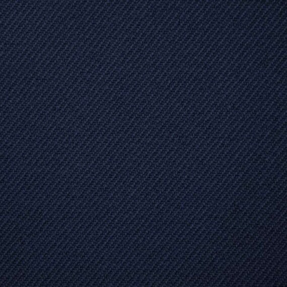 60 Wide Navy Gabardine Fabric Sold by the Yard polyester Etsy
