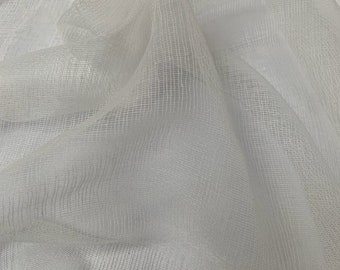 White Cheesecloth by the yard 36" wide 100% Cotton - Choose Your Grade