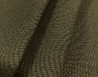 60" Dark Olive Duck Cloth Canvas By The Yard 9/10 oz 100% Cotton